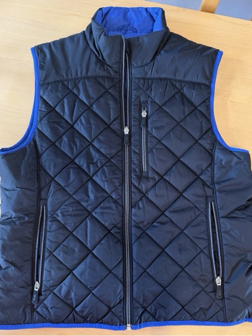 Lands' End Women’s M 10-12 Black Vest Jacket Coat EXCELLENT condition! - Picture 2 of 13